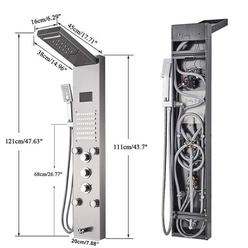 Steffey Shower Tower Panel