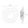 Abstract Panels 1 - Light LED Flush Mounted Sconce
