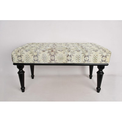 Cotton Upholstered Bench