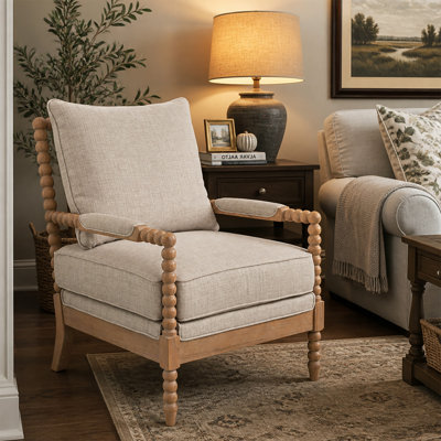 Fauteuil Tiger rétro américain en bois massif, fauteuil de détente luxueux et lumineux de style français, canapé design une place, fauteuil d'appoint perle pour salon