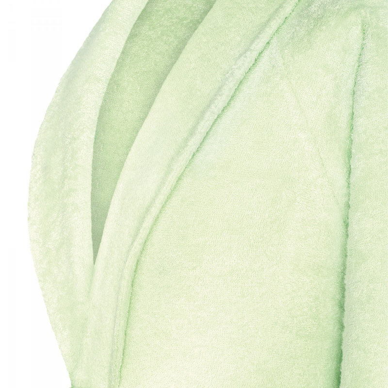 Edmund Cotton Blend Terry Cloth Bathrobe, Green, Extra Large