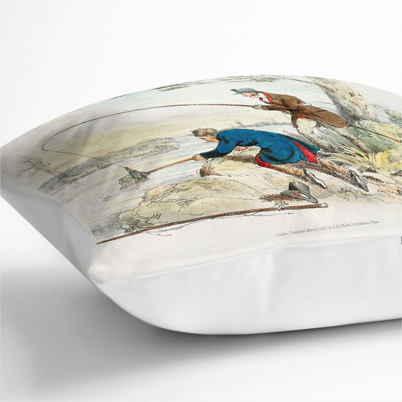 Square Cushion, 40cm H x 40cm W x 15cm D, White