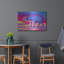 «Sunset Polar Bear» par Rebecca Wang, art mural en métal, 16 po x 12 po-500892538