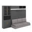  Lit escamotable Cheve avec canapé, tablettes USB et lumière Cheve-2140757066-2140757068
