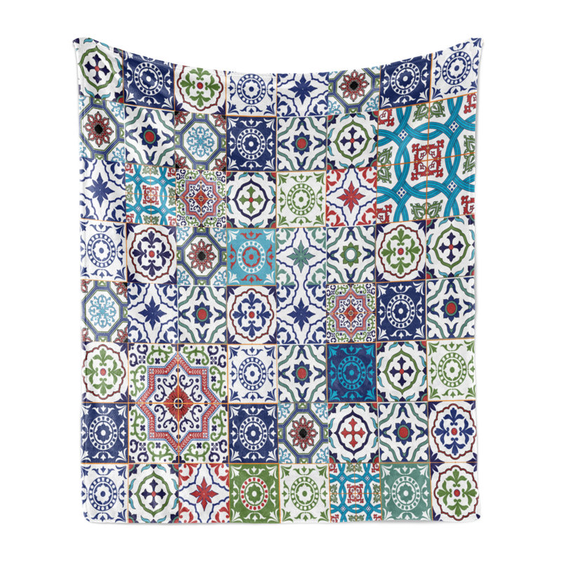 Hand Woven Throw Blanket, 70" x 90"