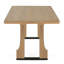 Table de salle à manger rectangulaire Ash de 63 po, conception compacte pouvant accueillir de 4 à 6 personnes, assemblage sans effort, élégance pour les espaces de cuisine de taille 6 sièges et appartements Scratch Simple Charm-1408940677-1408940678