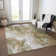 Machine Washable Indoor/Outdoor Cinead ACN1687 Mocha Rug