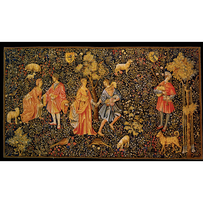 Blended Fabric the Dance Tapestry, 43" H x 79" W x 77" D
