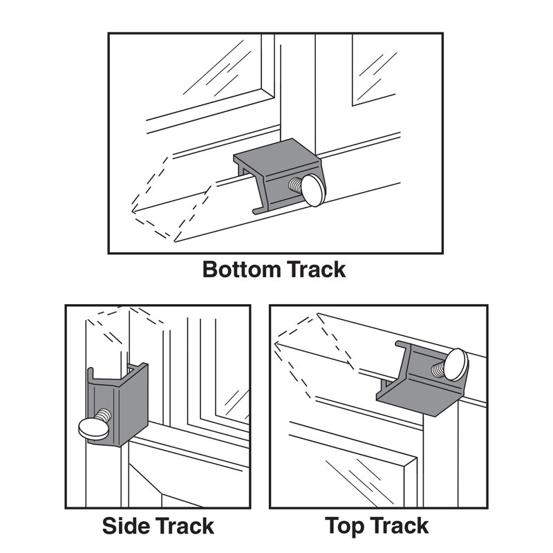 Aluminum, Sliding Window Security Lock