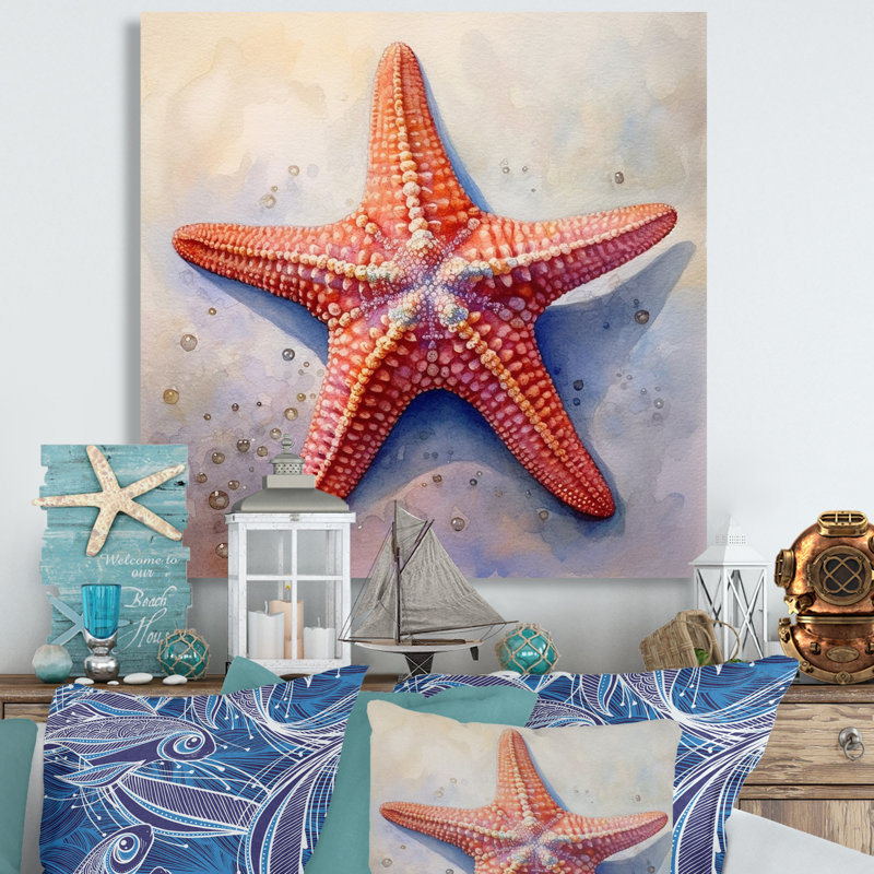 Étoile de mer Spinny III, H 16 po x l 16 po x P 1 po