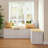 L-Shaped Storage Bench with Dining Table for Small Spaces