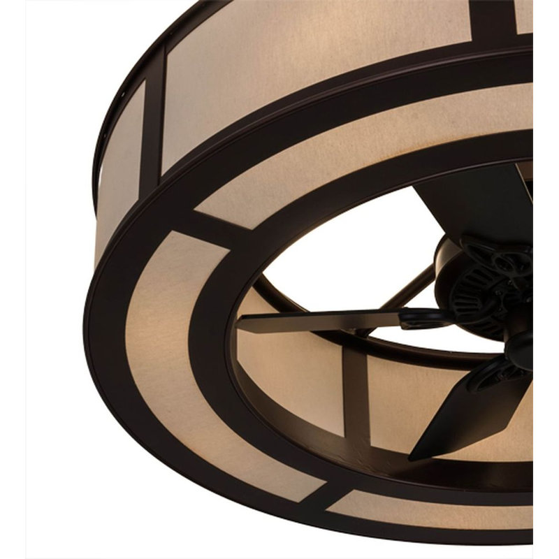 Smythe Craftsman Downrod Flush Mount