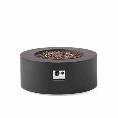 Modern 40,000 BTU Smokeless Iron Fire Pit