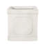 Pot à fleurs extérieur en oxyde de magnésium blanc antique - 10,71 po Profond, large, 10,98 po de hauteur, 10,81 lb pour la profondeur, la largeur, la hauteur,