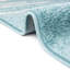 Tapis géométrique bleu clair en polypropylène tissé à la machine-519170430