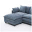 Canapé modulaire 3 places avec repose-pieds Classic