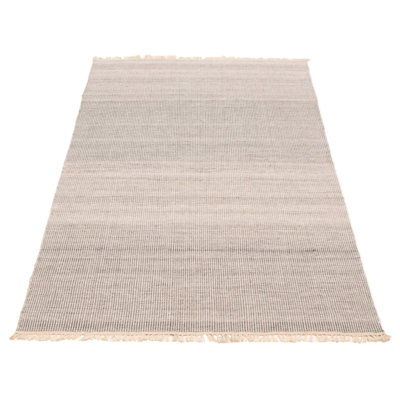 Boho gris Kilim 4 pi 11 po x 8 pi 1 po