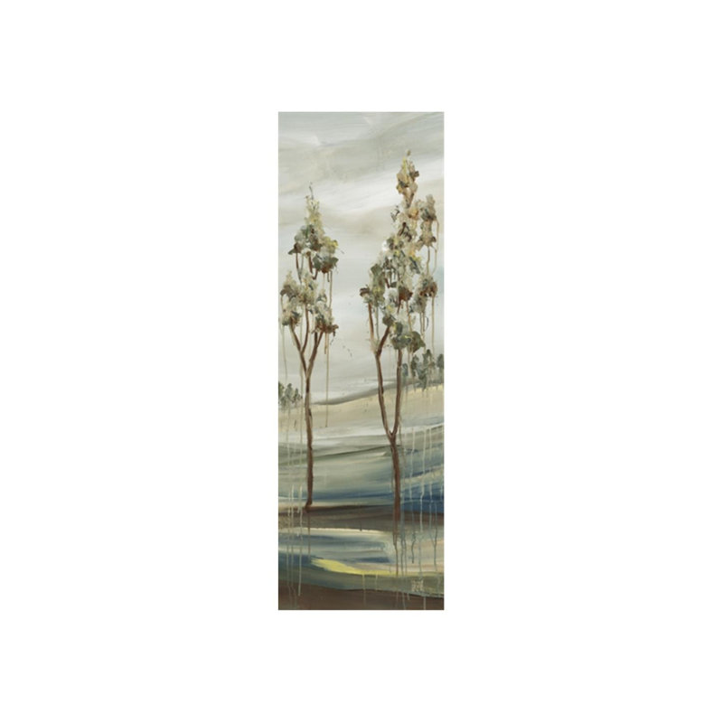 Retravaillé - impression sur toile tendue, Couche de verre, H 90 po x l 30 po x P 1,5 po