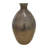 Glass Champagne Textured Round Bulbous Vase-1308997117