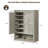 Modern Wooden Shoe Storage Cabinet with Adjustable Shelves，Freestanding Shoe Cabinet for Entryway, Hallway & Small Spaces-1984039525-1984039545