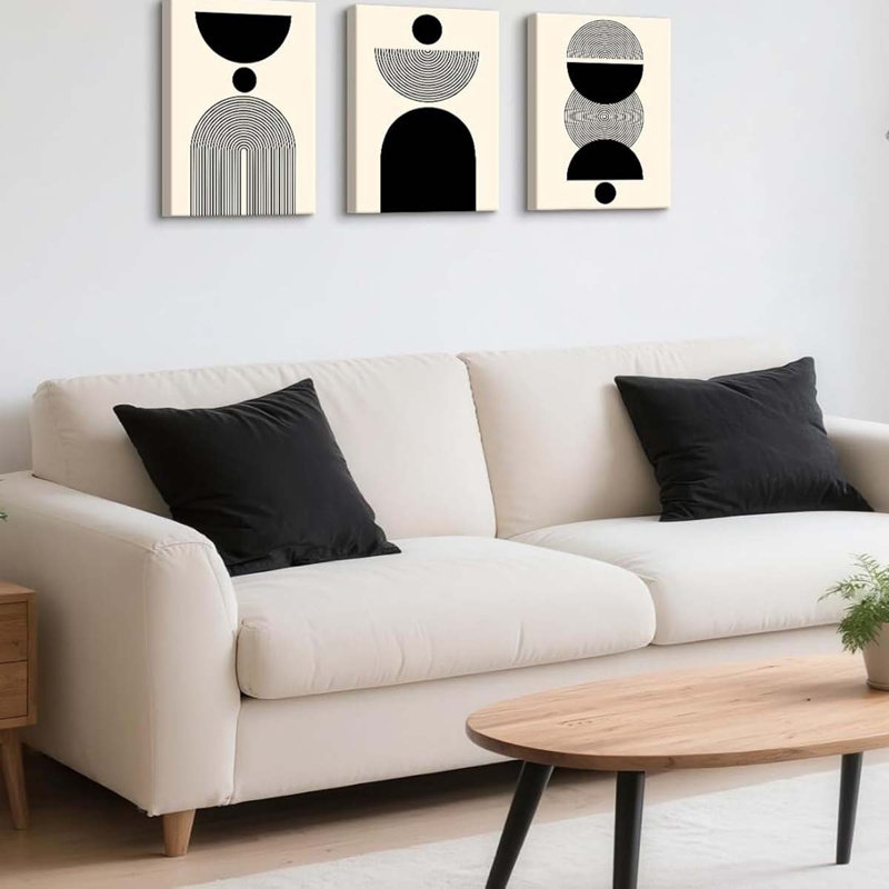 3 Piece Wrapped Canvas Wall Art
