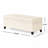 Beige Fabric With Extra Storage - Maximizes Space Utilization Bench A Stylish And Functional Build