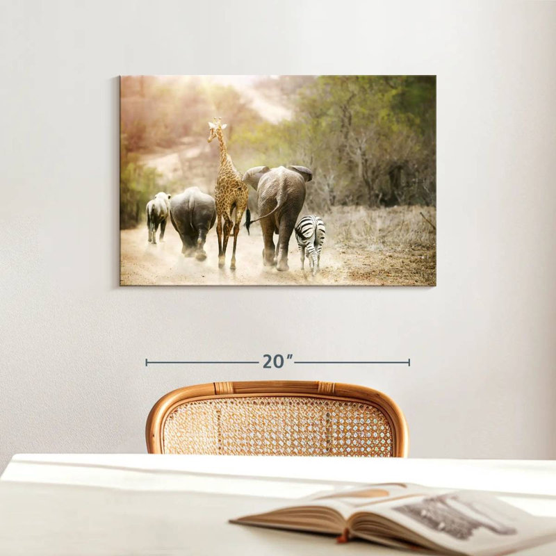 Safari Brampt Friends, 16" H x 24" W