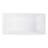 Hibiscus Rectangular Acrylic Soaking Tub with Integrated Drain and Overflow