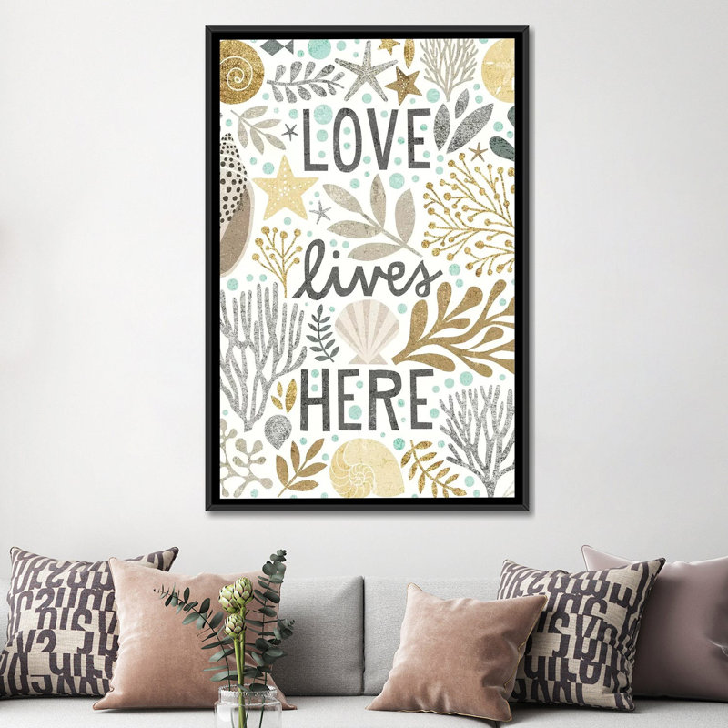 « under sea viii », impression sur toile, H 48 po x l 32 po x P 1,5 po, Toile avec cadre noir, Pas de tapis