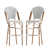 White/Gray Seat/Natural Frame