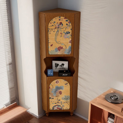 Bibliothèque de coin de rangement multifonctionnelle