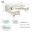 Upholstered 116.9 " U-Shaped Sectional-701562133