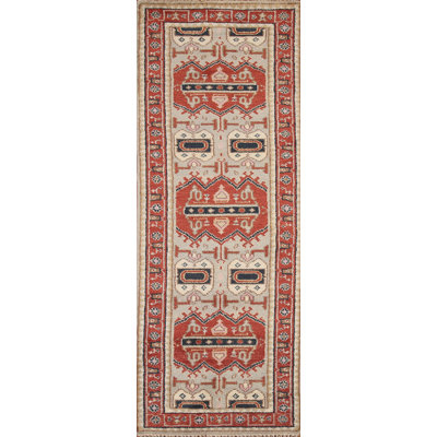 Tapis de couloir oriental géométrique 3x8