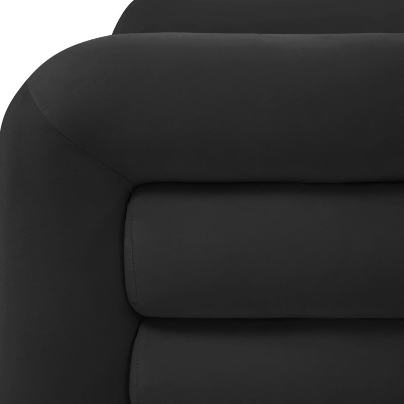 Méridienne Curves, Velours noir