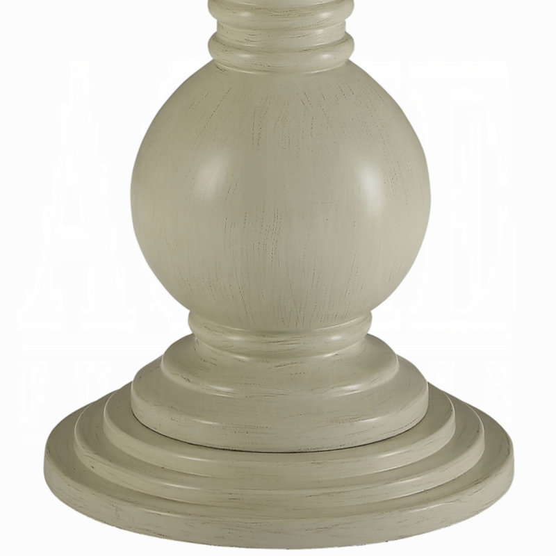Table d'appoint Alyx, Blanc antique
