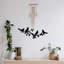 Oiseaux sur une branche d'arbre, art mural en métal - Silhouette d'oiseau naturel, décoration de ferme rustique - Sculpture en forme de branche d'arbre - Art industriel moderne en métal - Décoration intérieure / extérieure pour le jardin - Pièce d'art remarquable-1802878136-1802878139