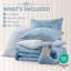 Ensemble d'édredon simple en microfibre TG