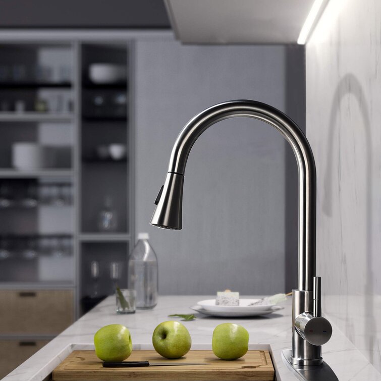 Interbath Pull Down Kitchen Faucet | Wayfair