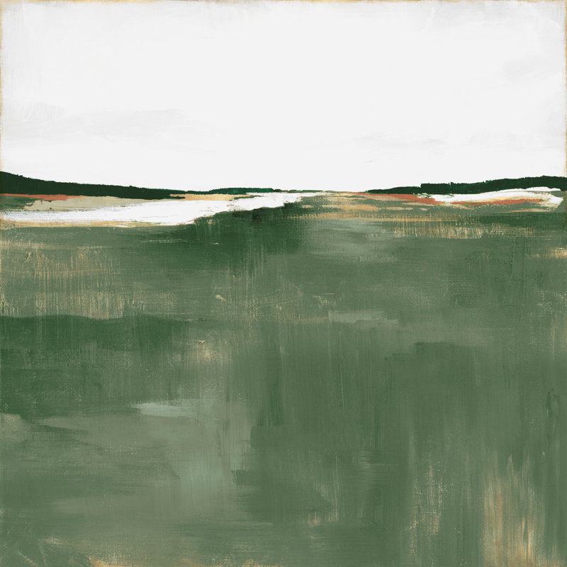 «Hues of Indgio I» par Isabelle Z - reproduction d'art sur toile tendue, H 12 po x l 12 po x P 1,25 po