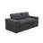 76"W Corduroy Living Room Double Armrests Loveseat-1358433597