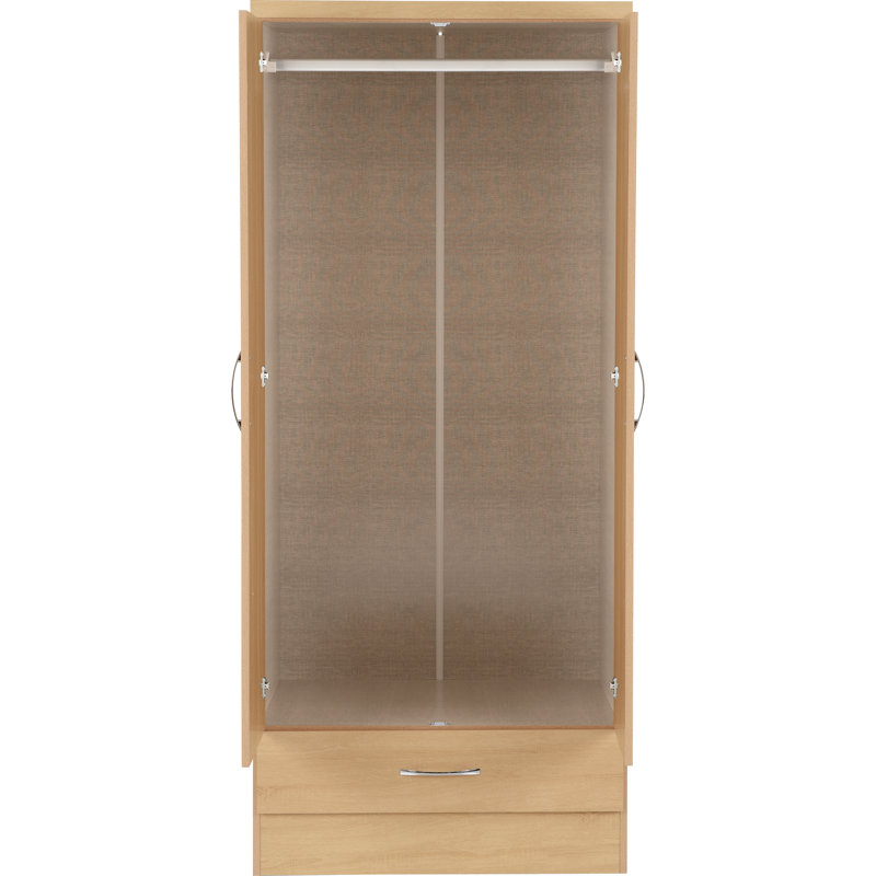 Cascio 2 Door Wardrobe, Sonoma Oak Effect