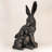 Mother Hare and Baby Garden Statue