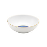 Damassé Ritz Paris Porcelain Soup Bowl