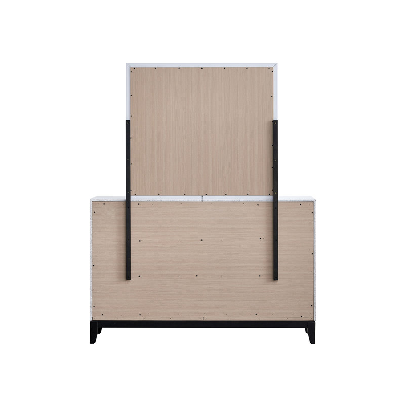 Commode Glasgow (miroir non inclus), blanc, Blanc