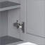 Armoire de rangement murale de salle de bain avec miroir, armoire à pharmacie avec tablette en bois réglable et portes, armoires de rangement montées avec 6 tablettes ouvertes-843520070