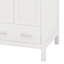 Meuble-lavabo 48 po avec lavabo, meuble-lavabo simple moderne avec portes et tiroir à fermeture en douceur, armoire de rangement avec lavabo encastré en céramique-916637275