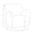 Cowen Polyester Armchair-1251812277