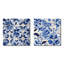 Ensemble de 2 victoriennes en cobalt à motif victorien-823881084-823881074