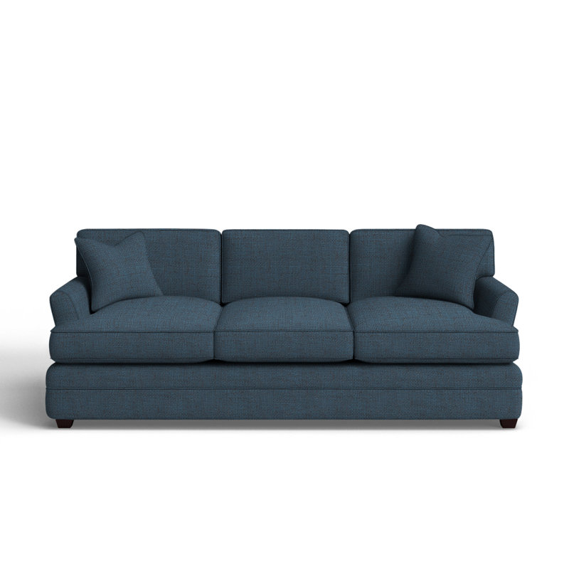 Harriss Upholstered 91'' Sofa, Cruise Adrift Woven Stripe