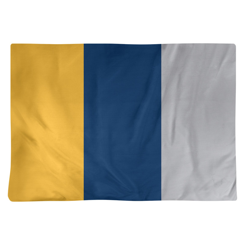 Récapitulatif 18" basket Indiana, Doré / bleu marine / gris froid, Sergé de coton
